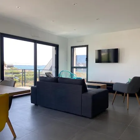 Apartmán Avec Terrasse Vue Mer, Parking Prive Ploemeur